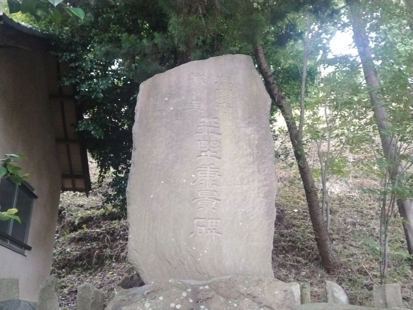 「興国寺城主 天野康景碑」
