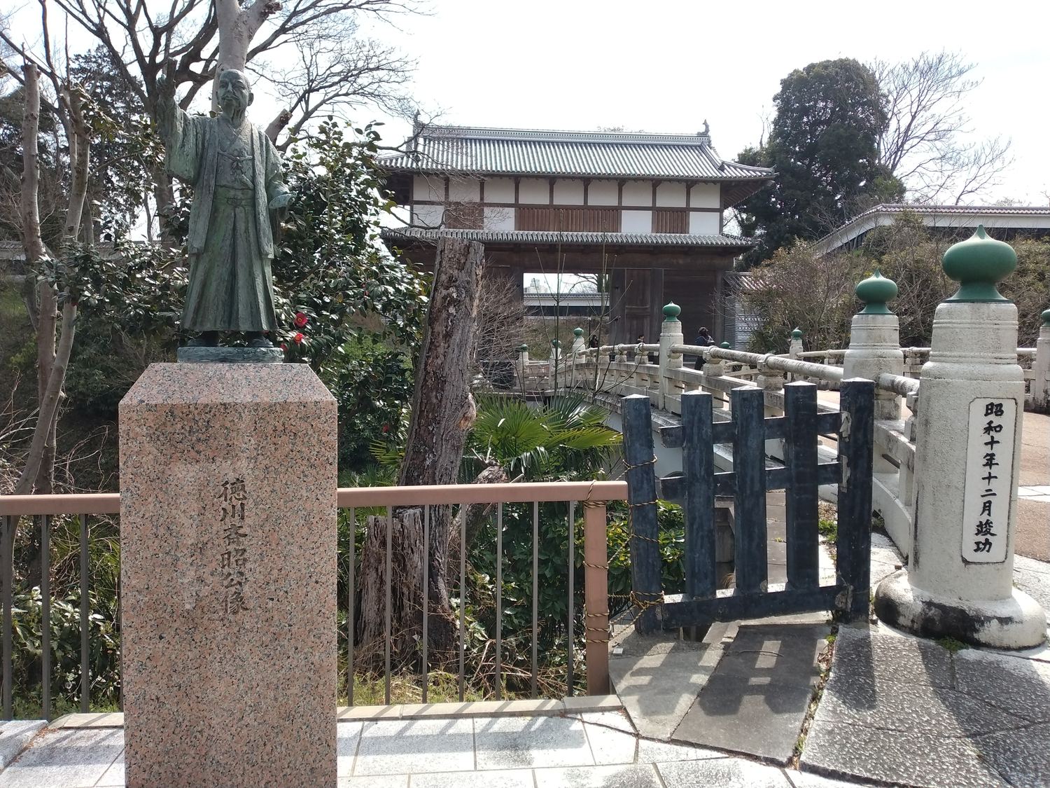 徳川斉昭公像。文政十二年に藩主となり、藩政改革を進めた。