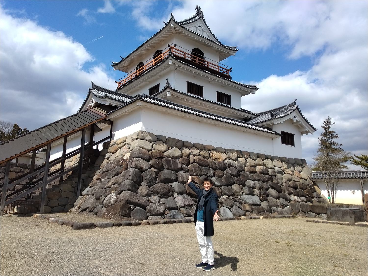 本丸で。ここに三十三人が集まった。