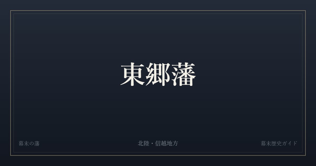 東郷藩　