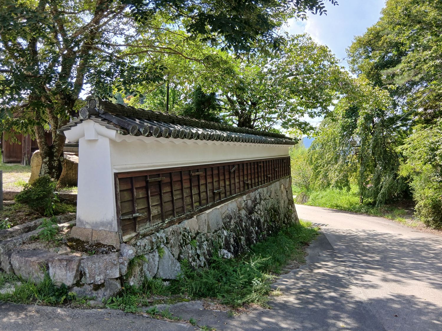 岩村城下の風景