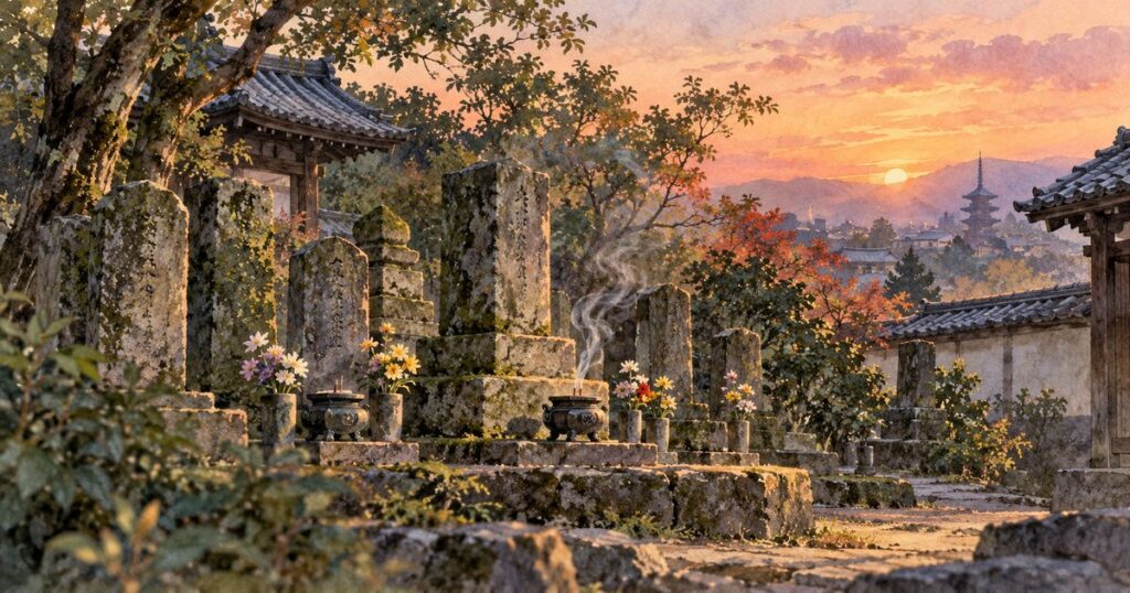 光縁寺に眠る新選組隊士たち——山南敬助と、局中法度で死んだ人々の寺のイメージイラスト
