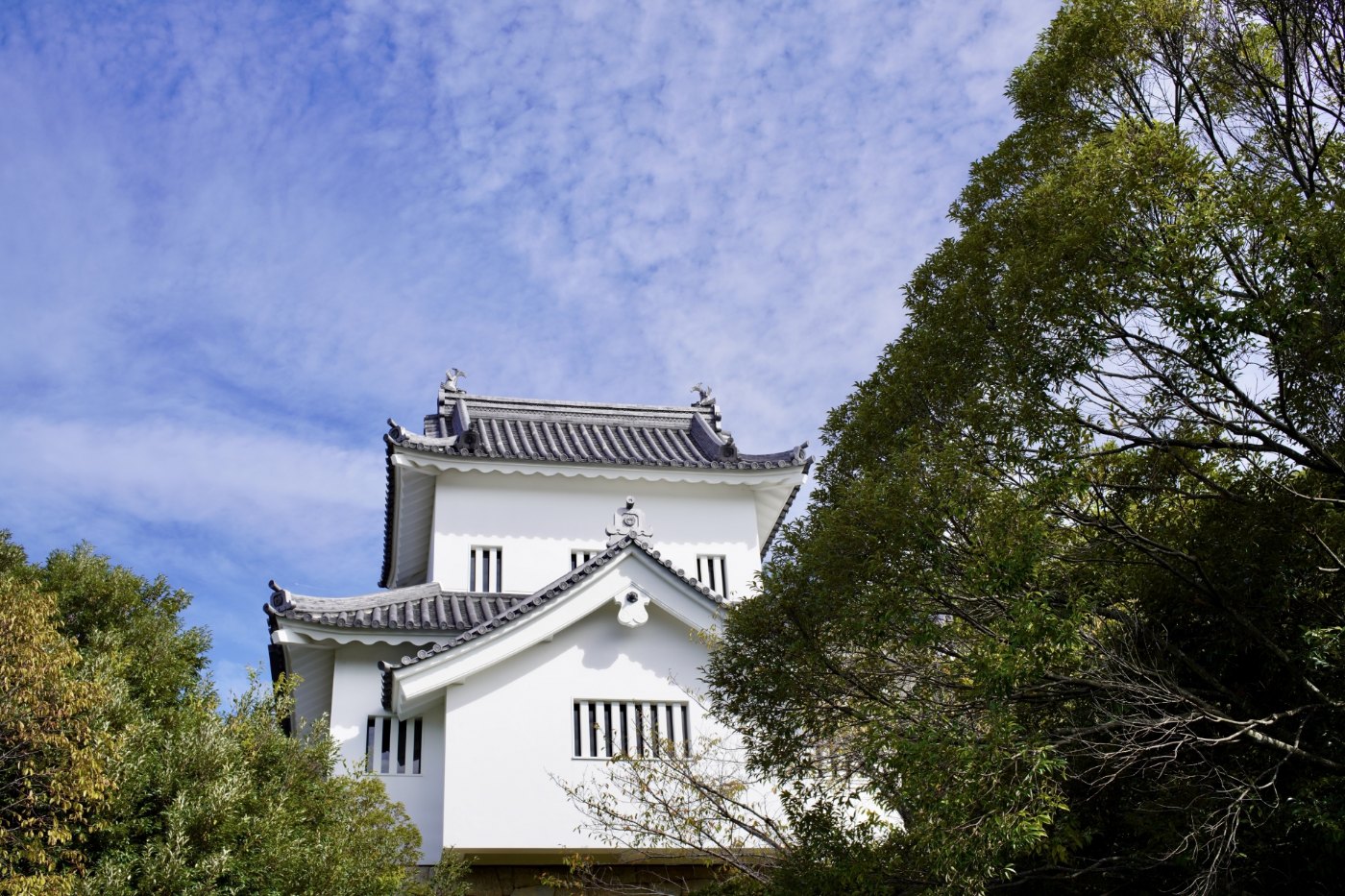 挙母城（七州城）の復元隅櫓