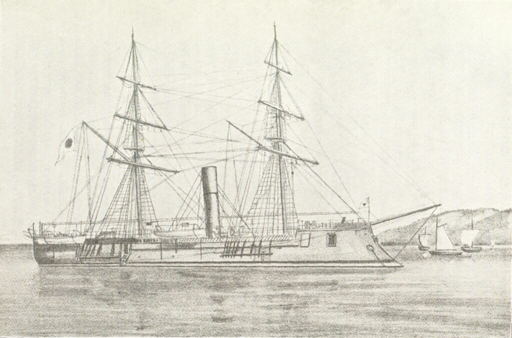 装甲艦・甲鉄(のちの東艦)