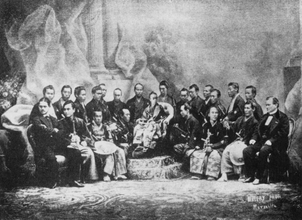1867年、マルセイユで撮影された徳川昭武の一行