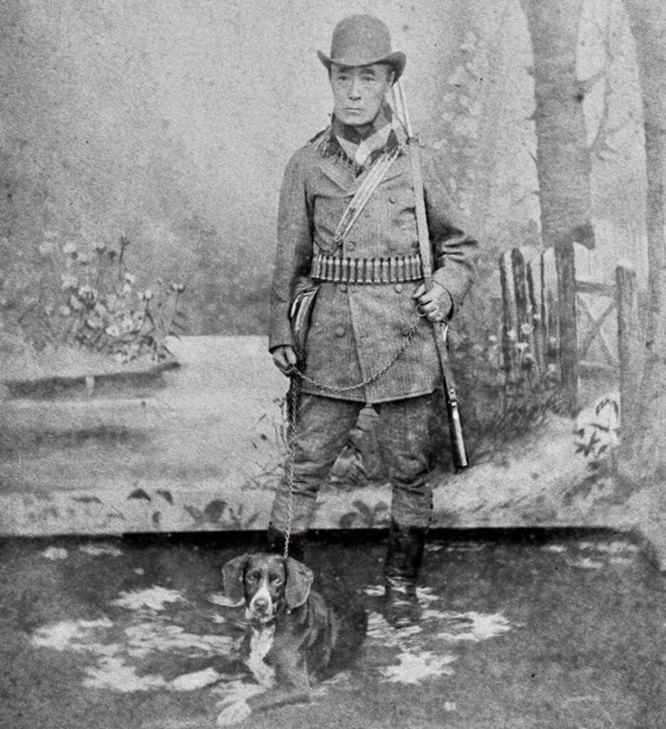 狩猟服姿の徳川慶喜