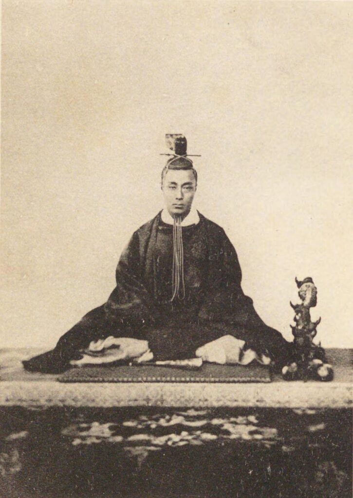 将軍時代の徳川慶喜の肖像写真