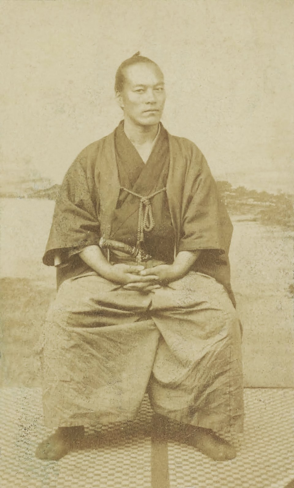 山岡鉄舟の肖像写真